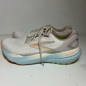 Brooks Glycerin GTS 21 Womens Size 10.5 Beige Athletic Running Shoes Sneakers